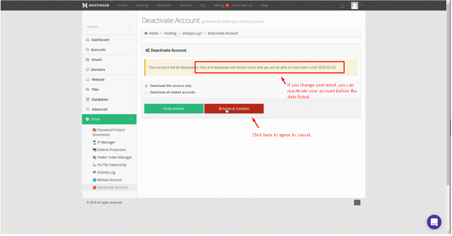 How to Cancel Your Account with Hostinger and Get a Refund-image2