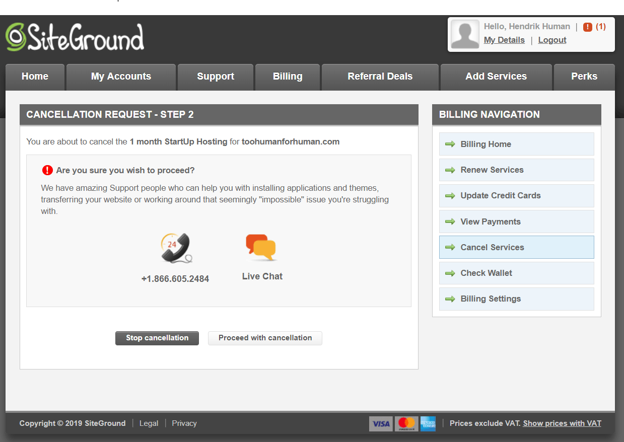 How to Cancel Your Account with SiteGround and Get a Refund-image5