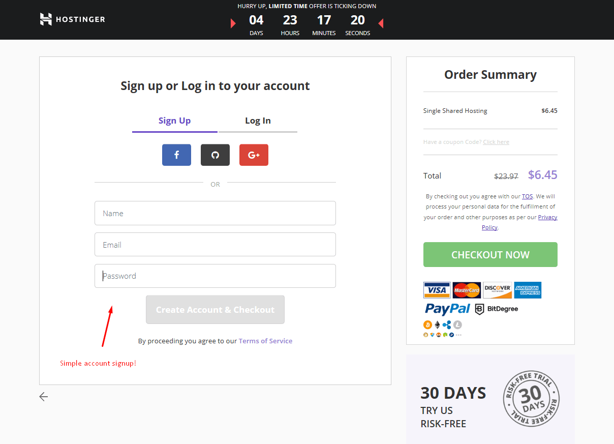 How to Create a New Account with Hostinger-image2