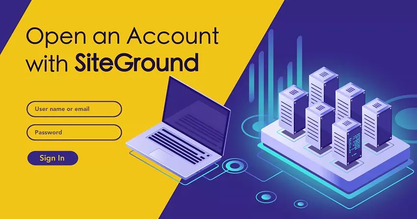 SiteGroundで新しくアカウントを作成する方法