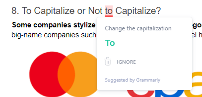 Grammarly error