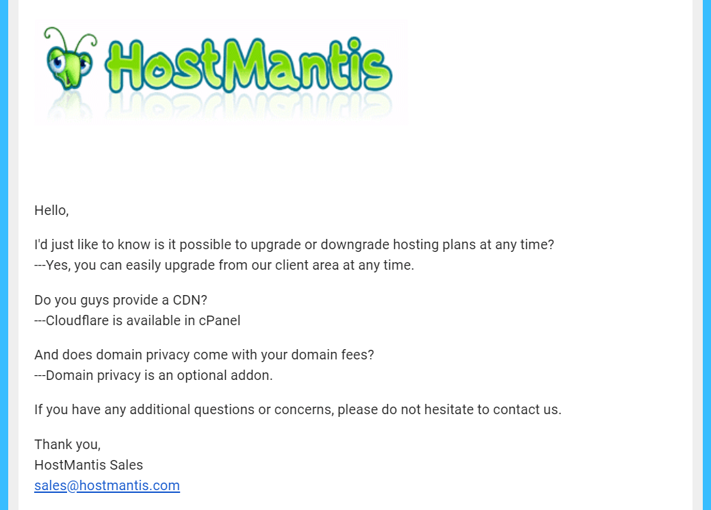 hostmantis sup 1