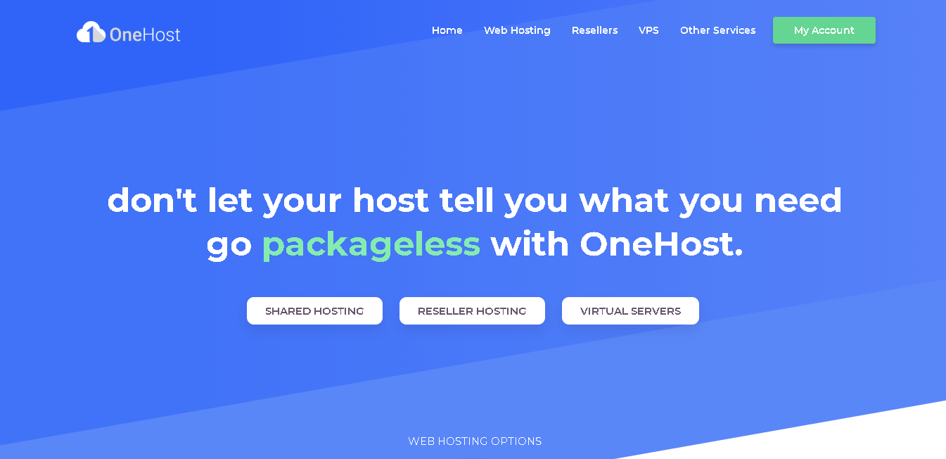 onehost main