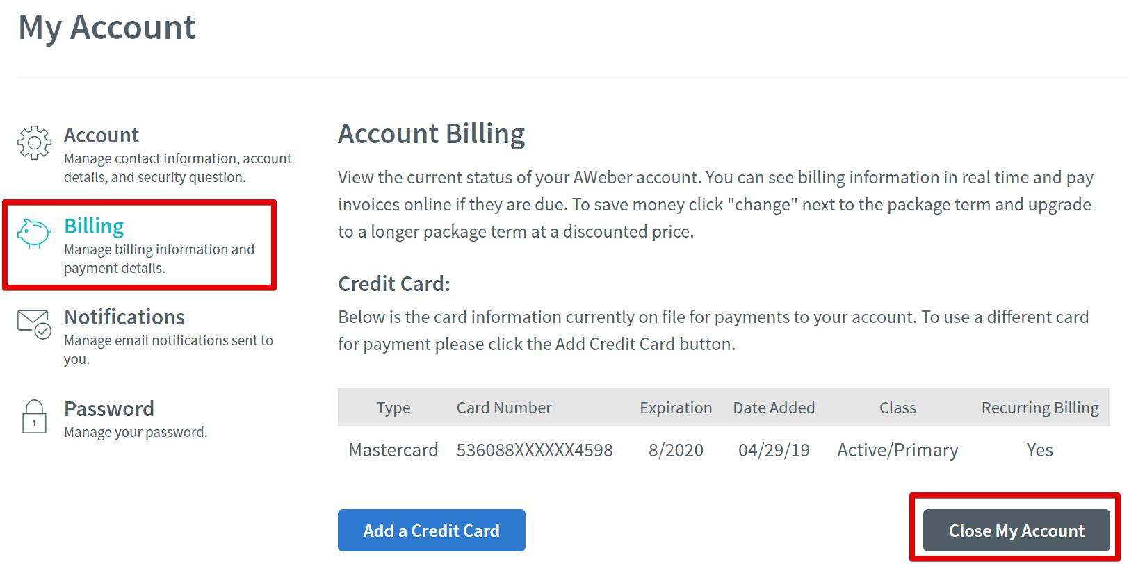 How to Cancel Your AWeber Account [+ GET REFUNDED]-image2