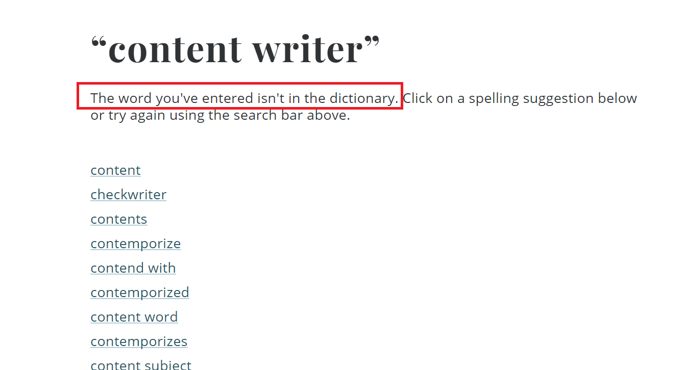 content writer definition