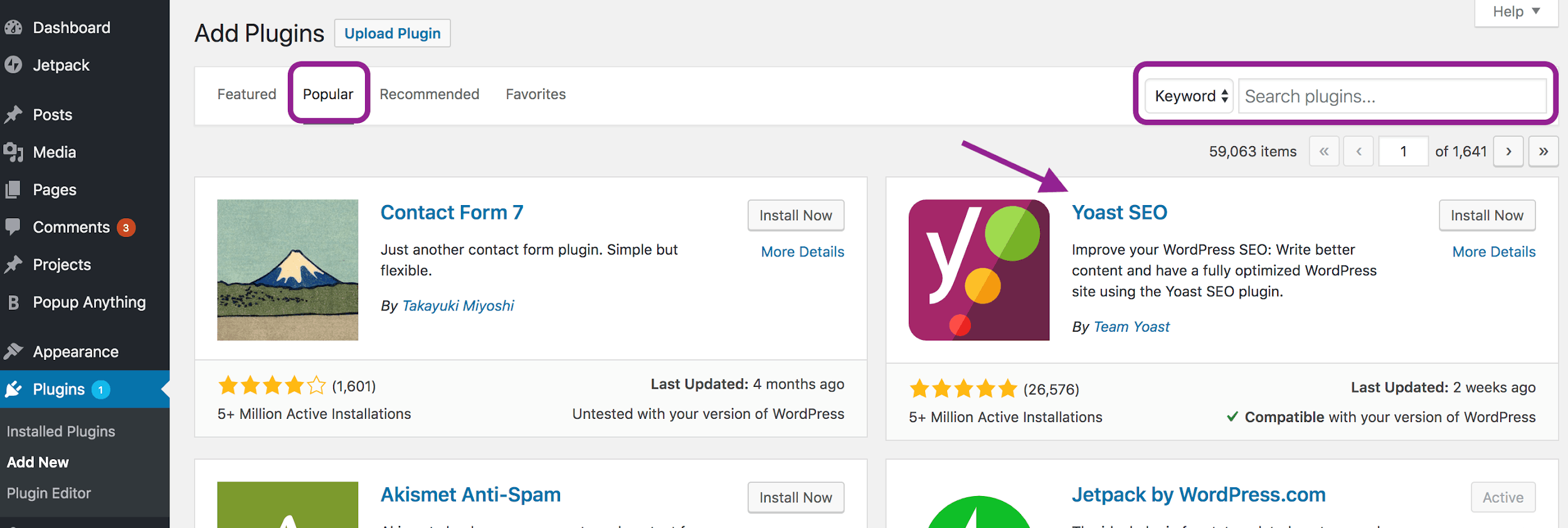 Yoast screenshot