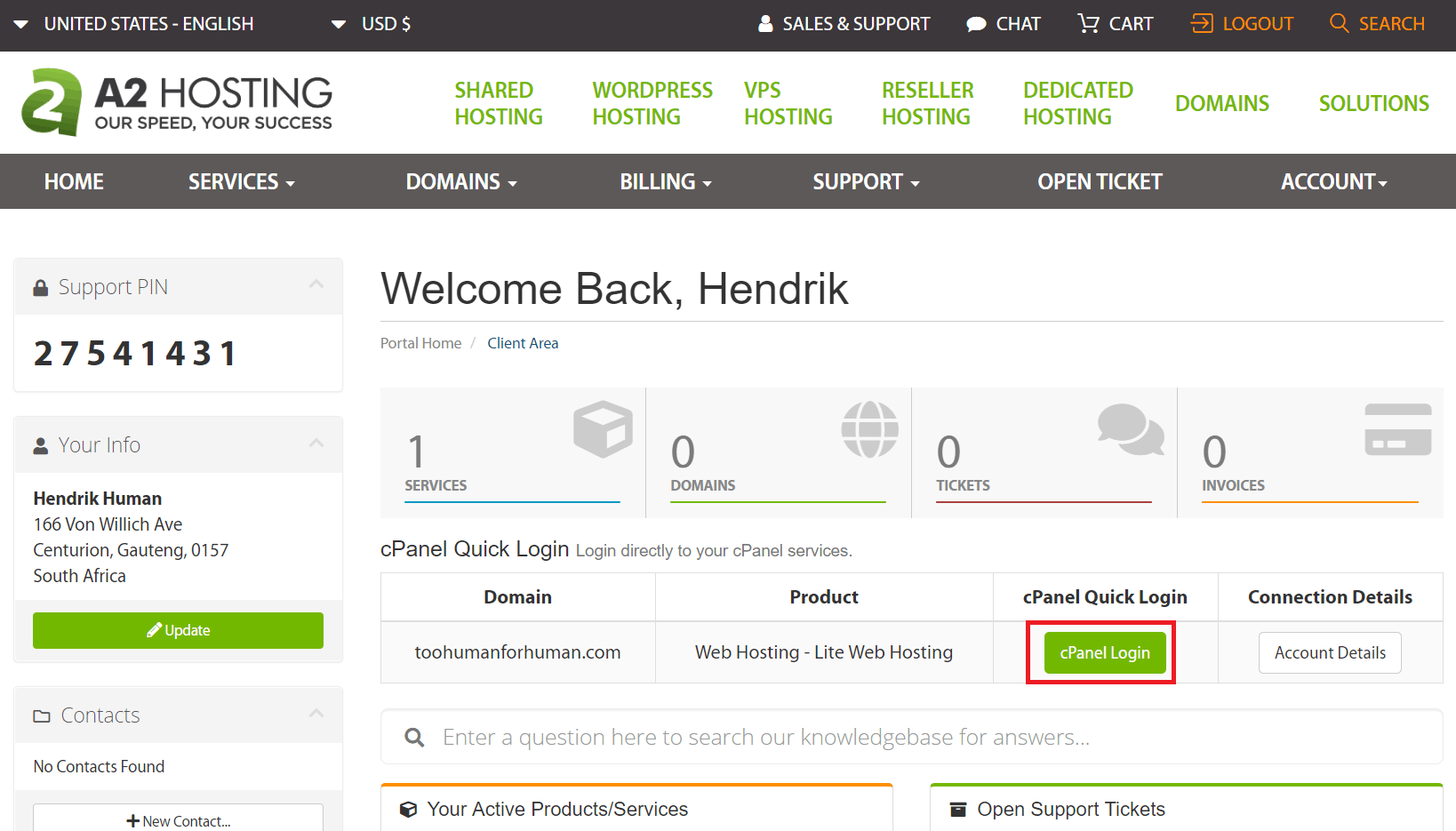 Offer hosting. Host+Home.