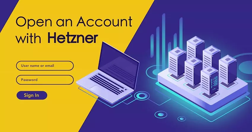 كيفية إنشاء حساب جديد مع Hetzner