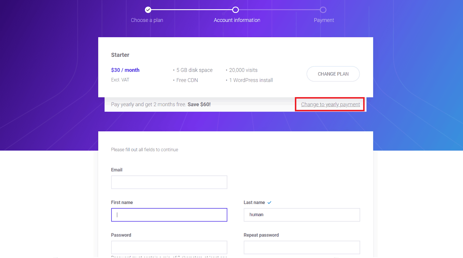 How to Create a New Account with Kinsta-image2