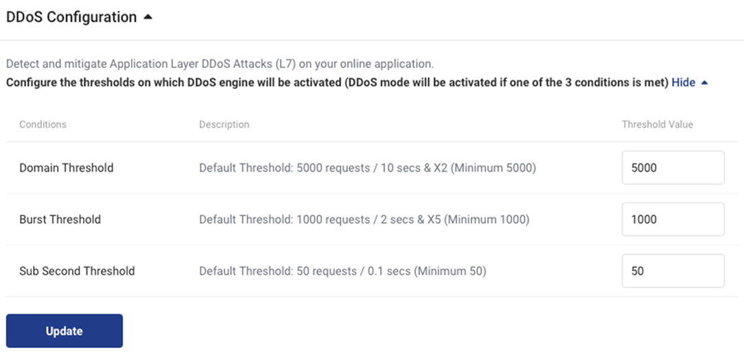 stackpath ddos settings