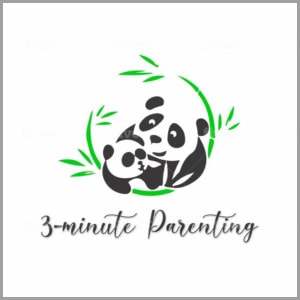 YouTube logo - 3-minute Parenting