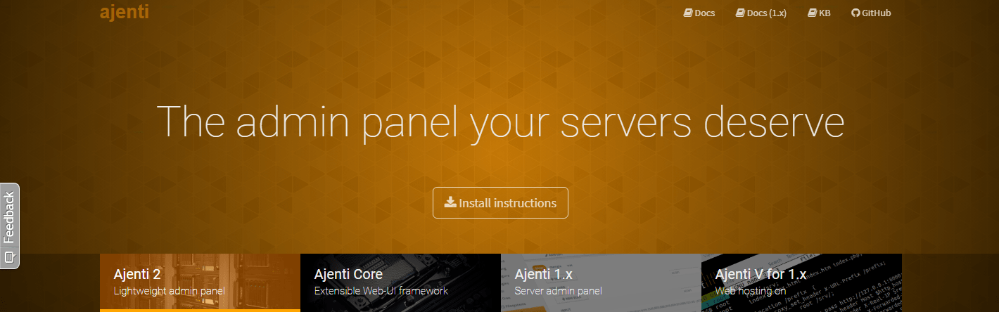 Ajenti Admin Panel – cPanel Alternative