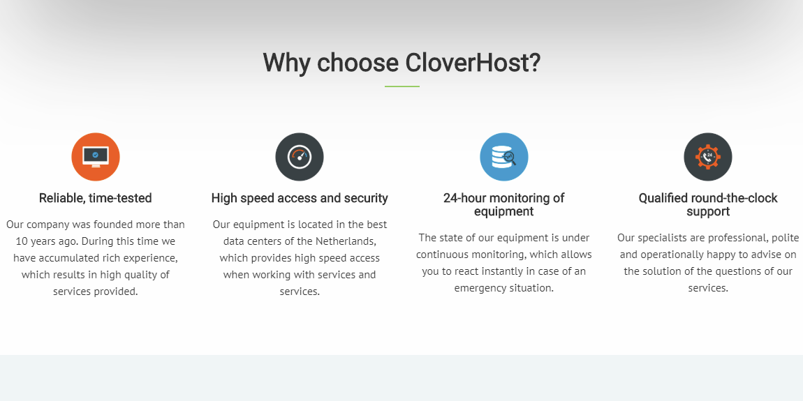 CloverHost надёжный хостинг в Голландии Нидерландах Реселлинг Регистрация доменов VPS и выделенные сервера в Европе 