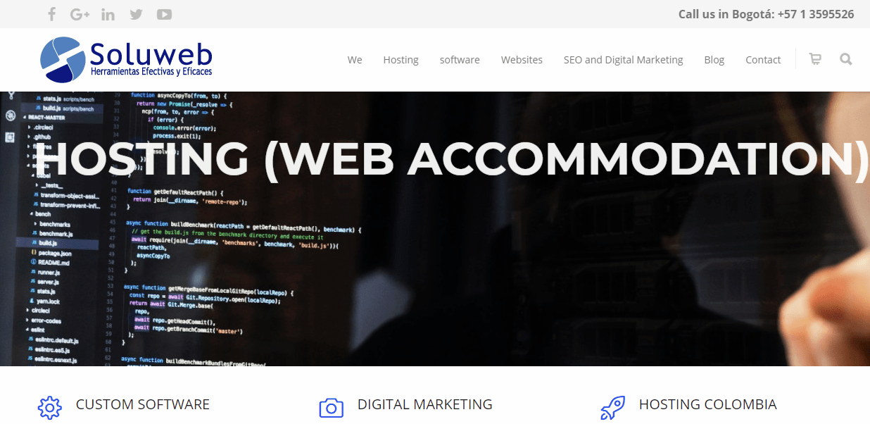 Custom Software Digital Marketing Hosting Colombia Mobile Apps