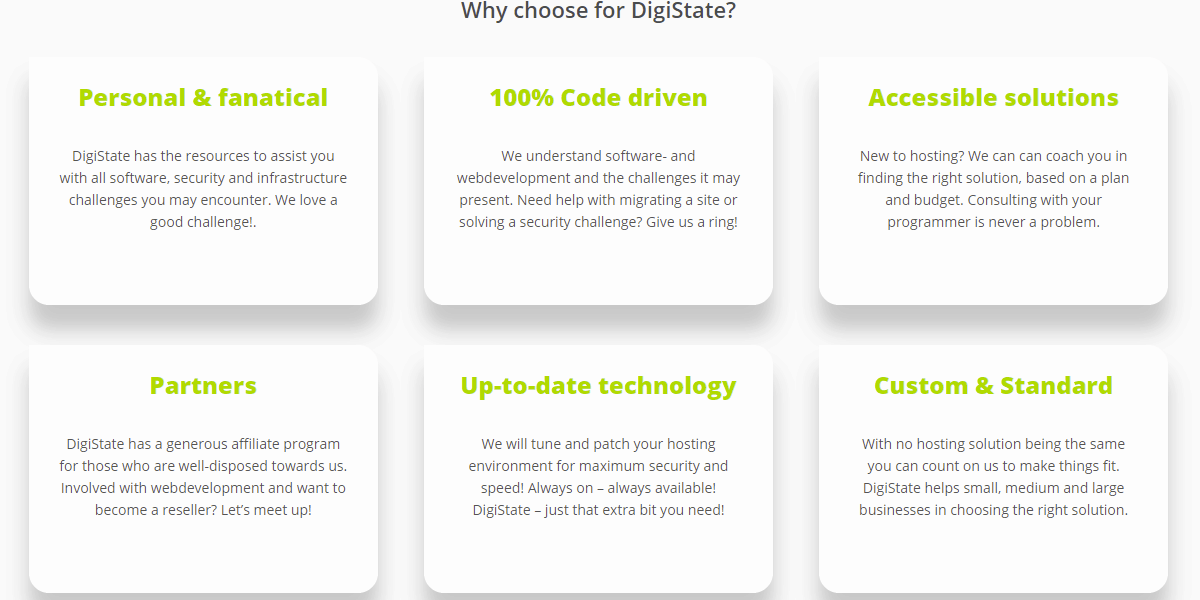 DigiState the accessible hosting provider