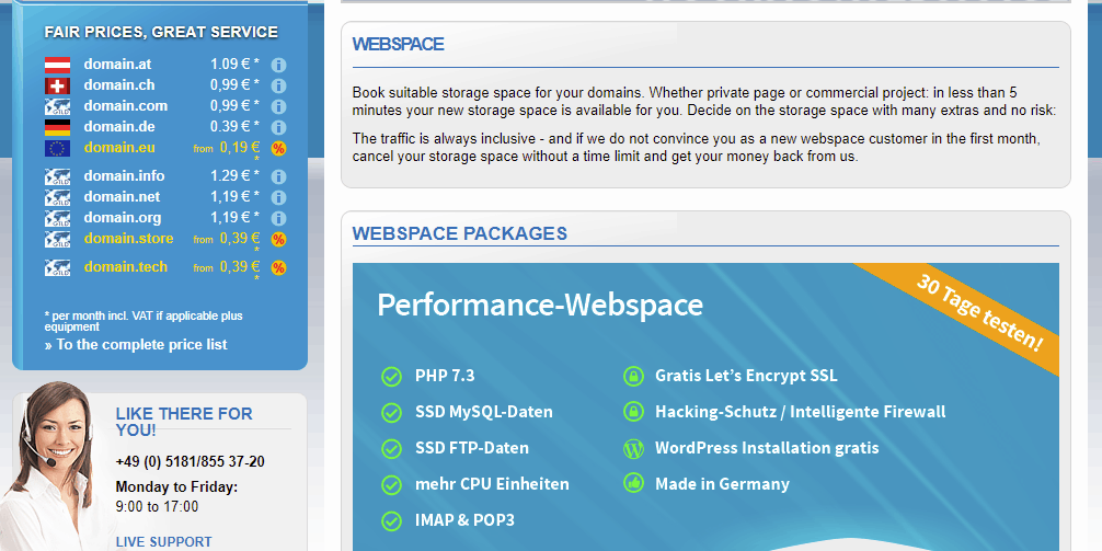 Hosting-Webspace-from-0-49-month