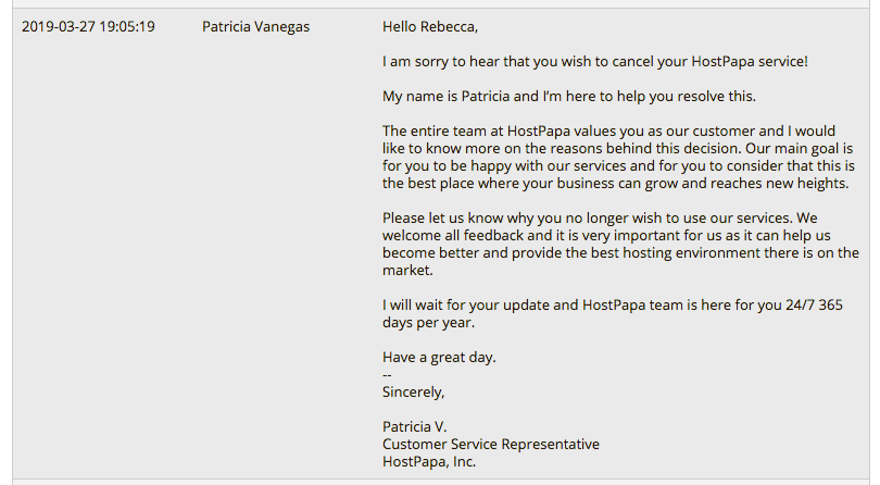 How to Cancel Your Account with HostPapa and Get a Refund-image2