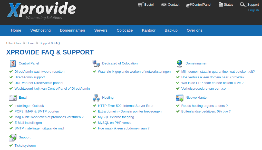 Xprovide support2