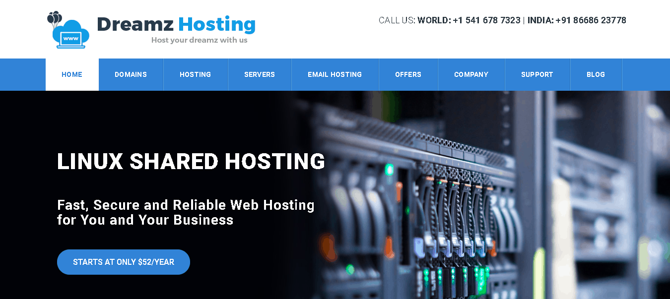 dreamzhosting main