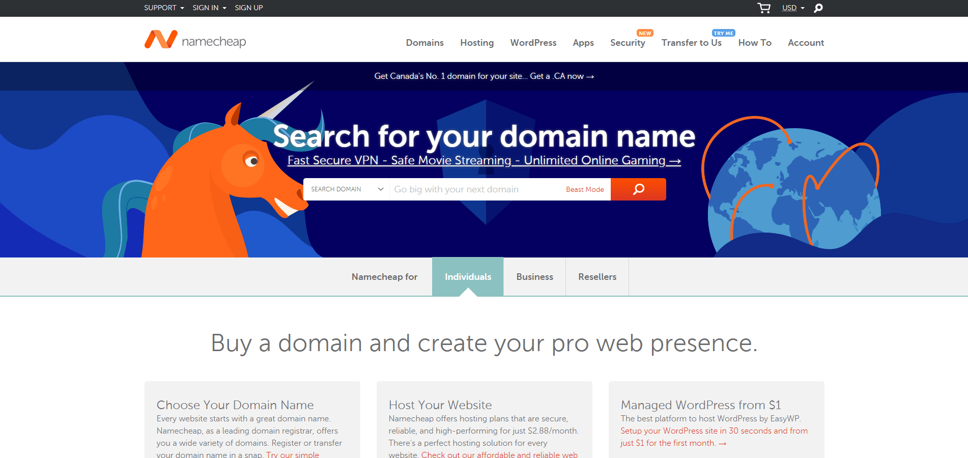 namecheap