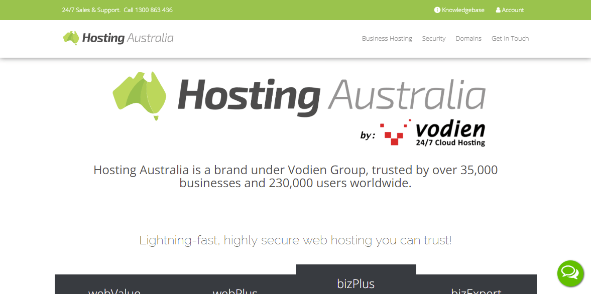 Australian Web Hosting _ Domain Website Hosting Services Australia