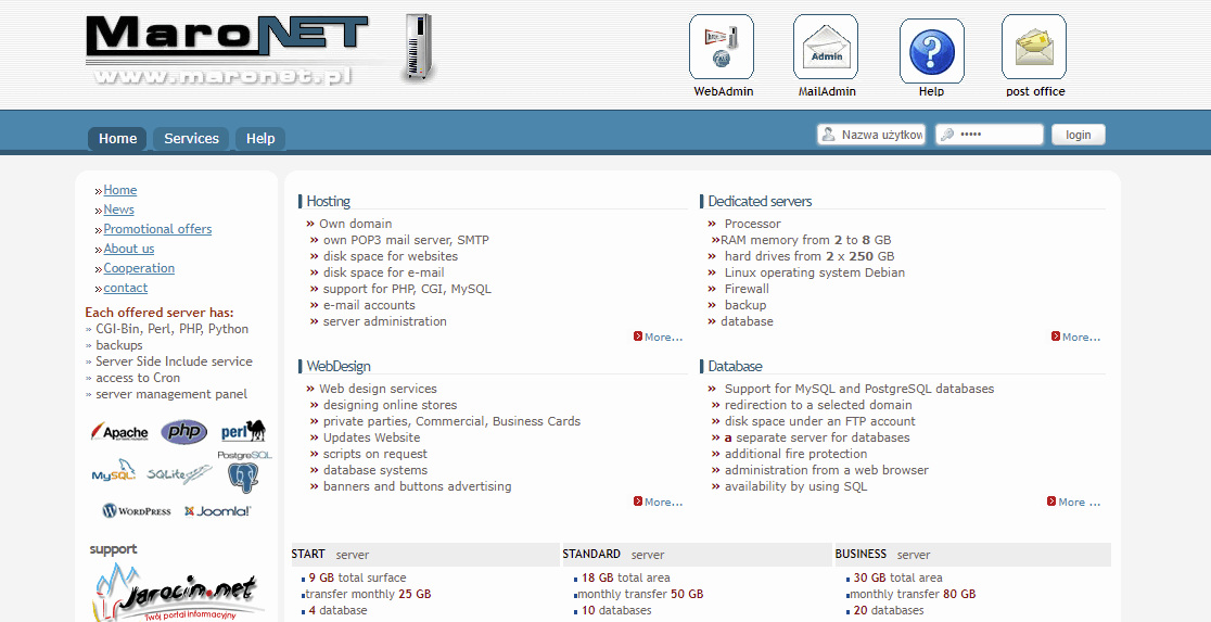 AwesomeScreenshot Professional HOSTING in MaroNET servers domains e mail account databases online stores 2019 07 25 12 07 47