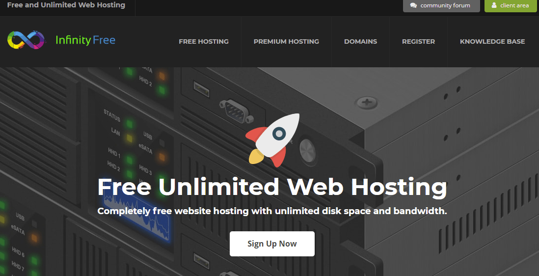 free domain hosting website