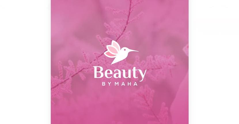 Beauty salon logo - Beauty by Maha