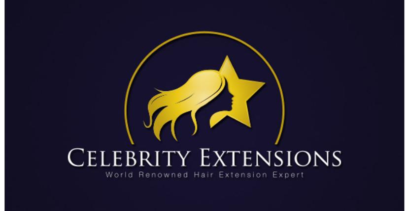 Beauty salon logo - Celebrity Extensions