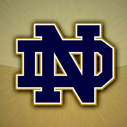 Football team logo - Notre Dame monogram