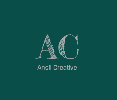 Sample monogram logo made with Wix Logo Maker - Ansil Creative