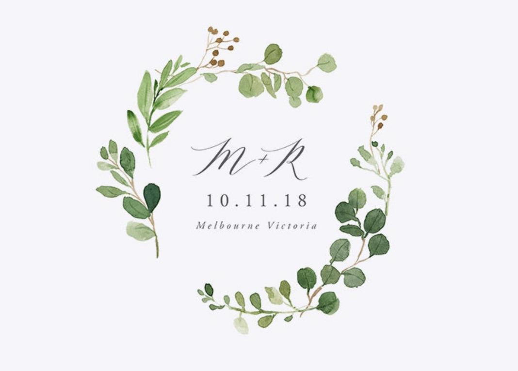 wedding logo design