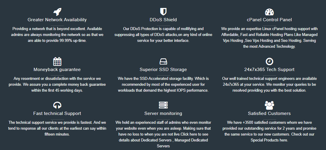 Cloud Host World features