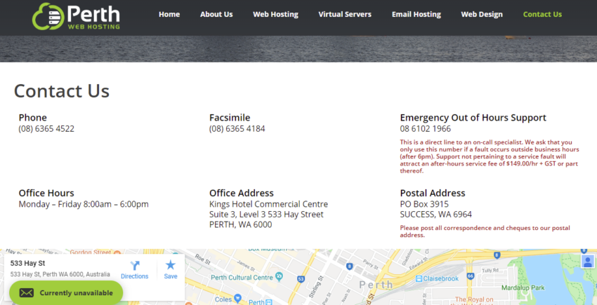 Contact Us _ Perth Web Hosting 850x435