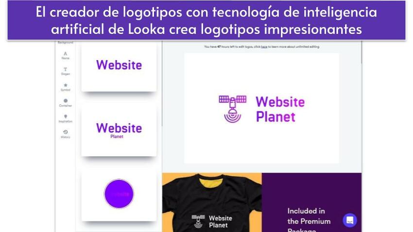El creador de logotipos con tecnología de inteligencia artificial de Looka crea logotipos impresionantes