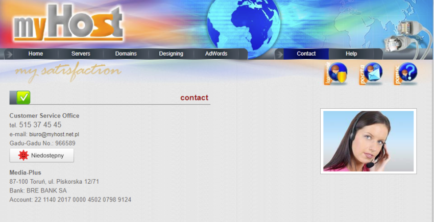 Hosting Virtual servers webmastering MyHost net pl 850x435