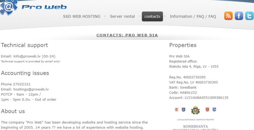 Kontakti Pro Web SIA 850x435