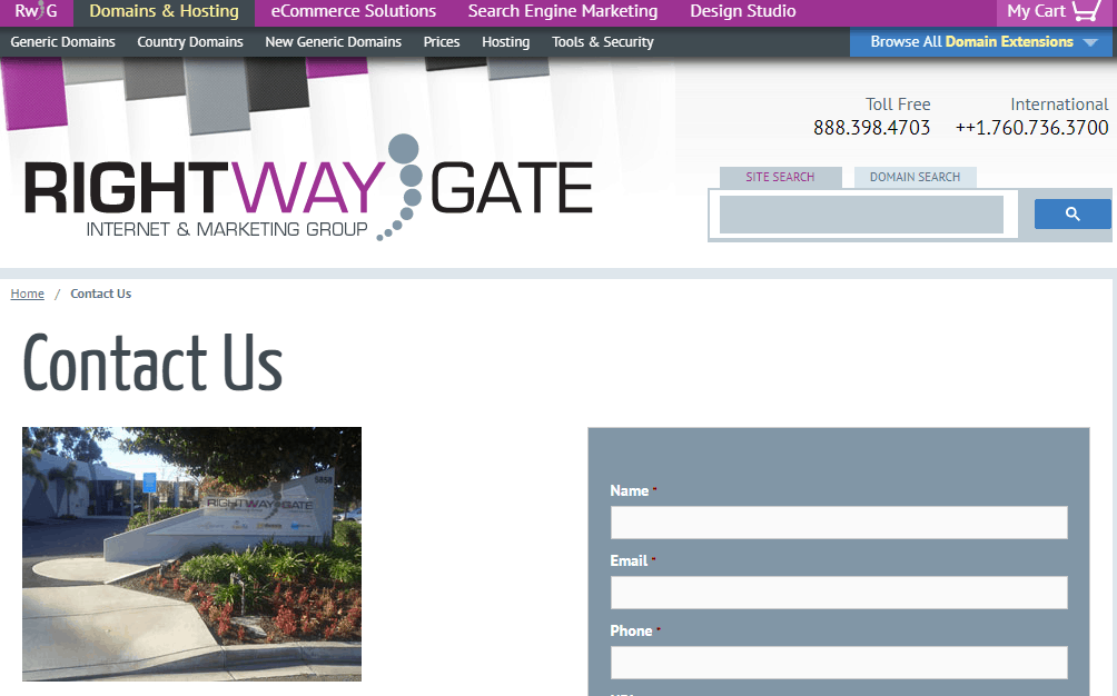 RightWay Gate support