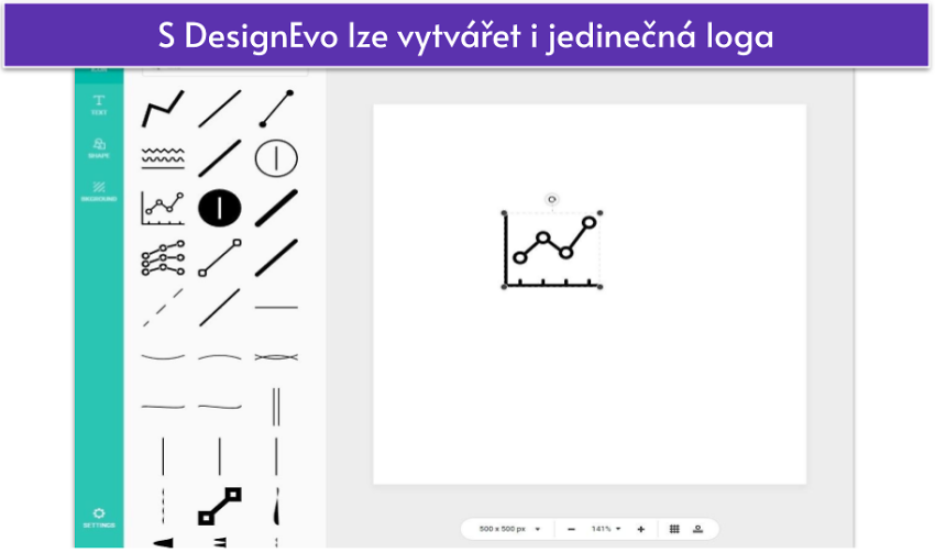 S DesignEvo lze vytvářet i jedinečná logaa