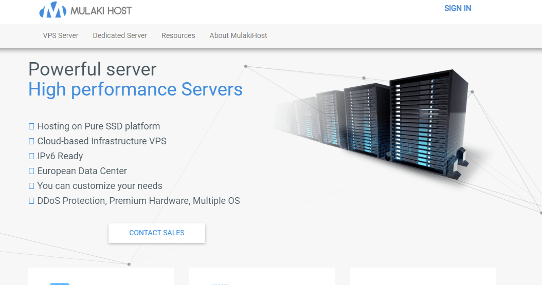 SSD VPS ServerDedicated ServerWeb Hosting Reseller Hosting _ MulakiHost