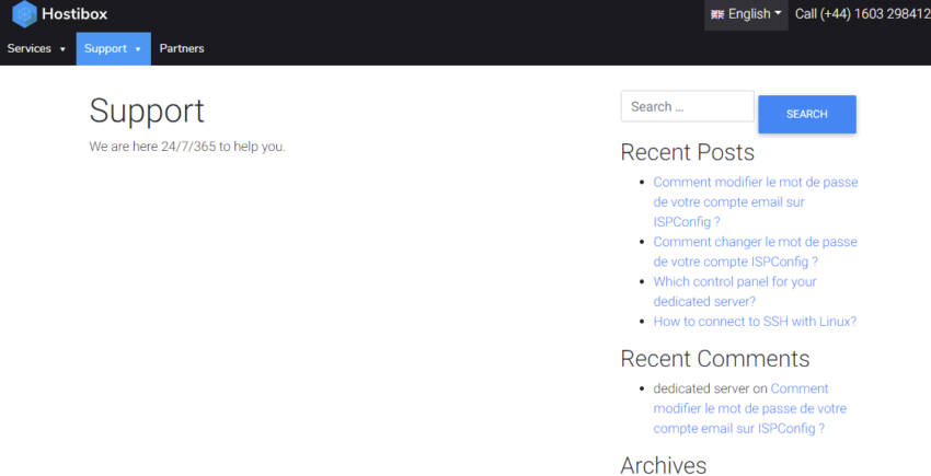 Support options overview Hostibox 850x435