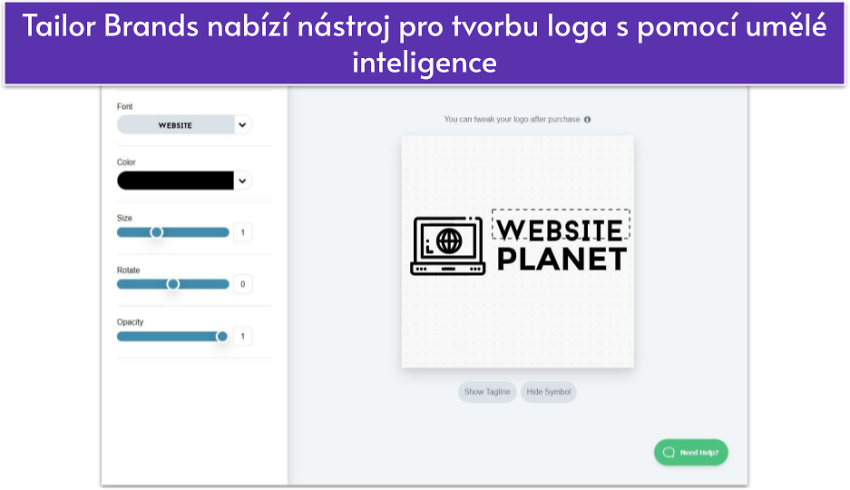 Tailor Brands nabízí nástroj pro tvorbu loga s pomocí umělé inteligencee