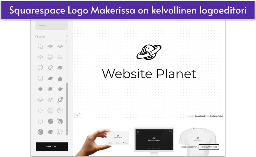 The Squarespace Logo Make-fi