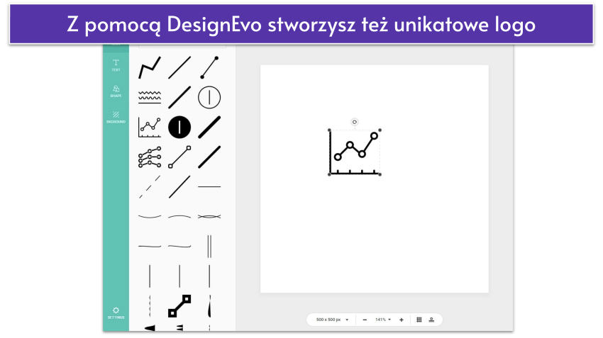 DesignEvo logo editor