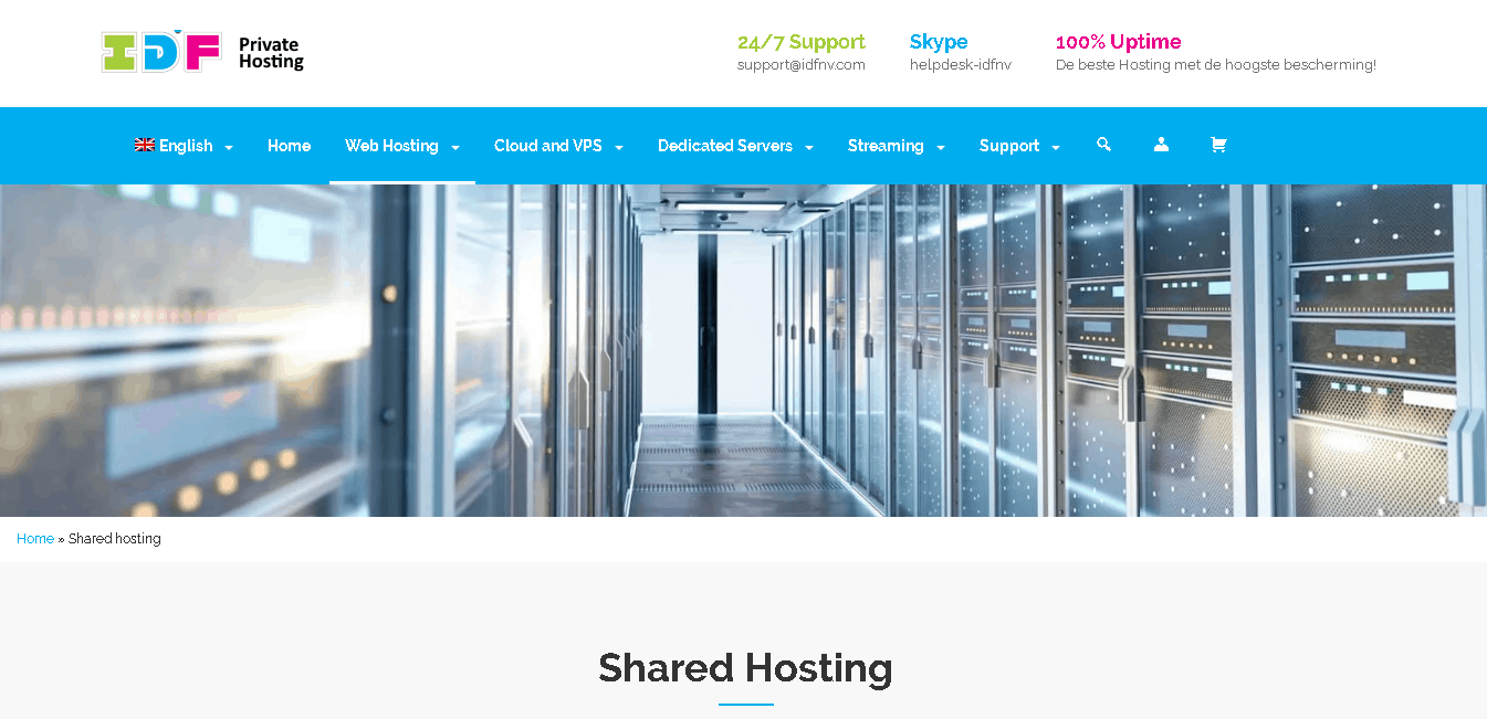 idf webhosting main