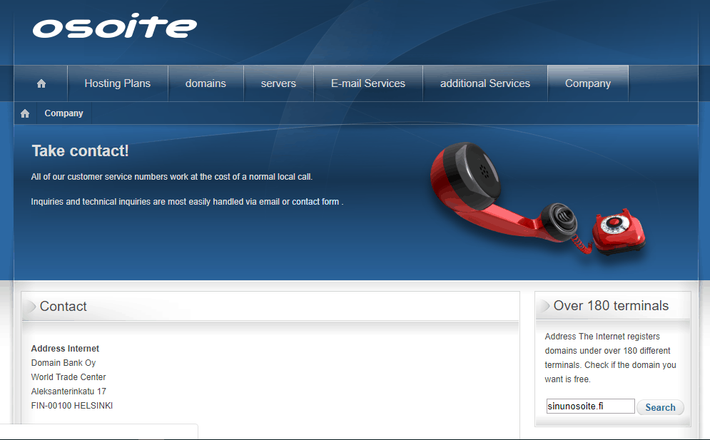 osoite.fi support