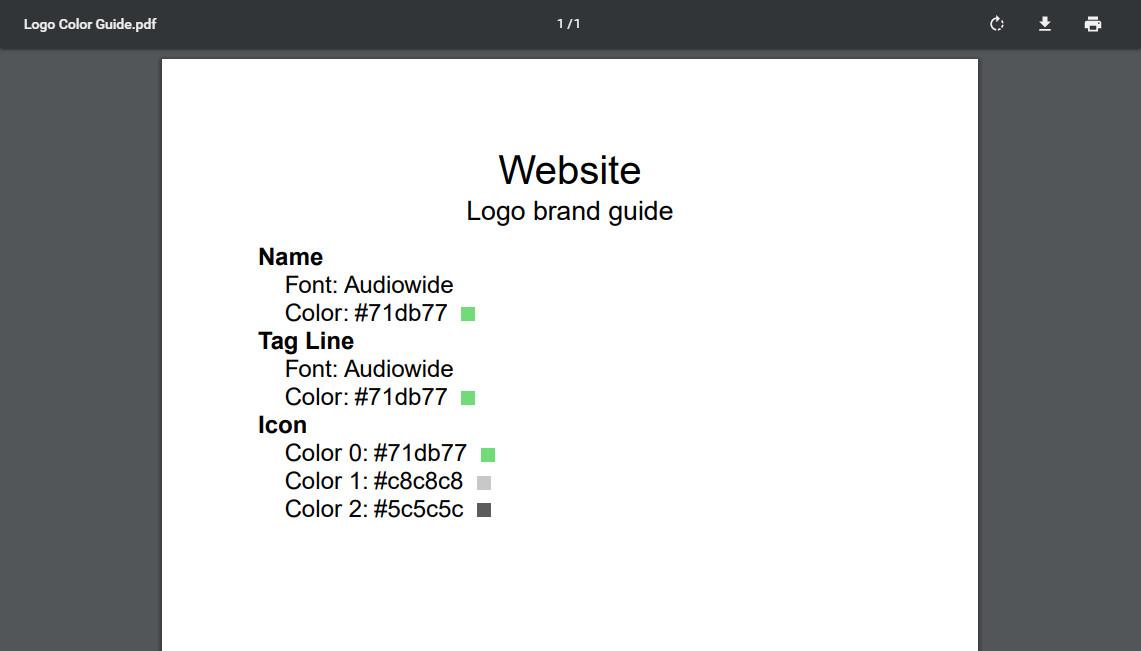 Wix Logo Maker Logo Brand Guide