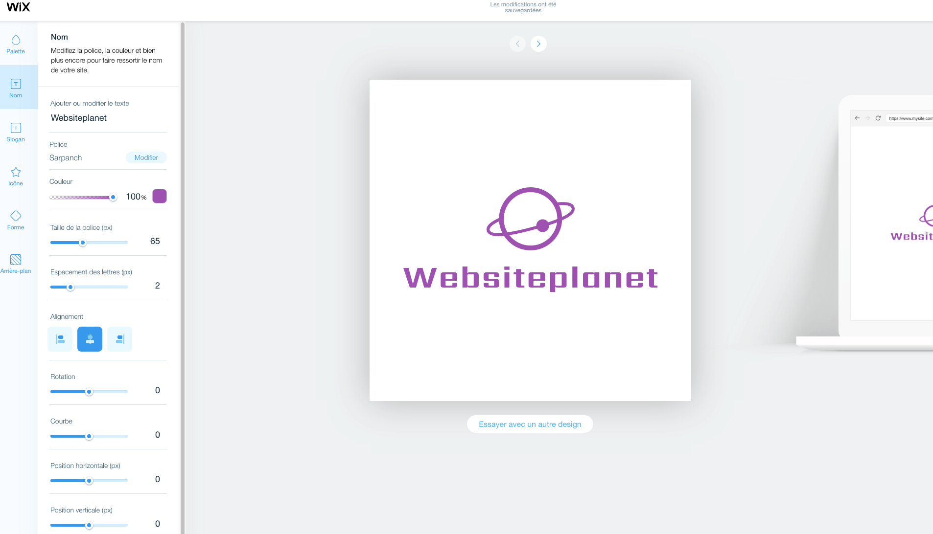 wixlogo featuresedit FR
