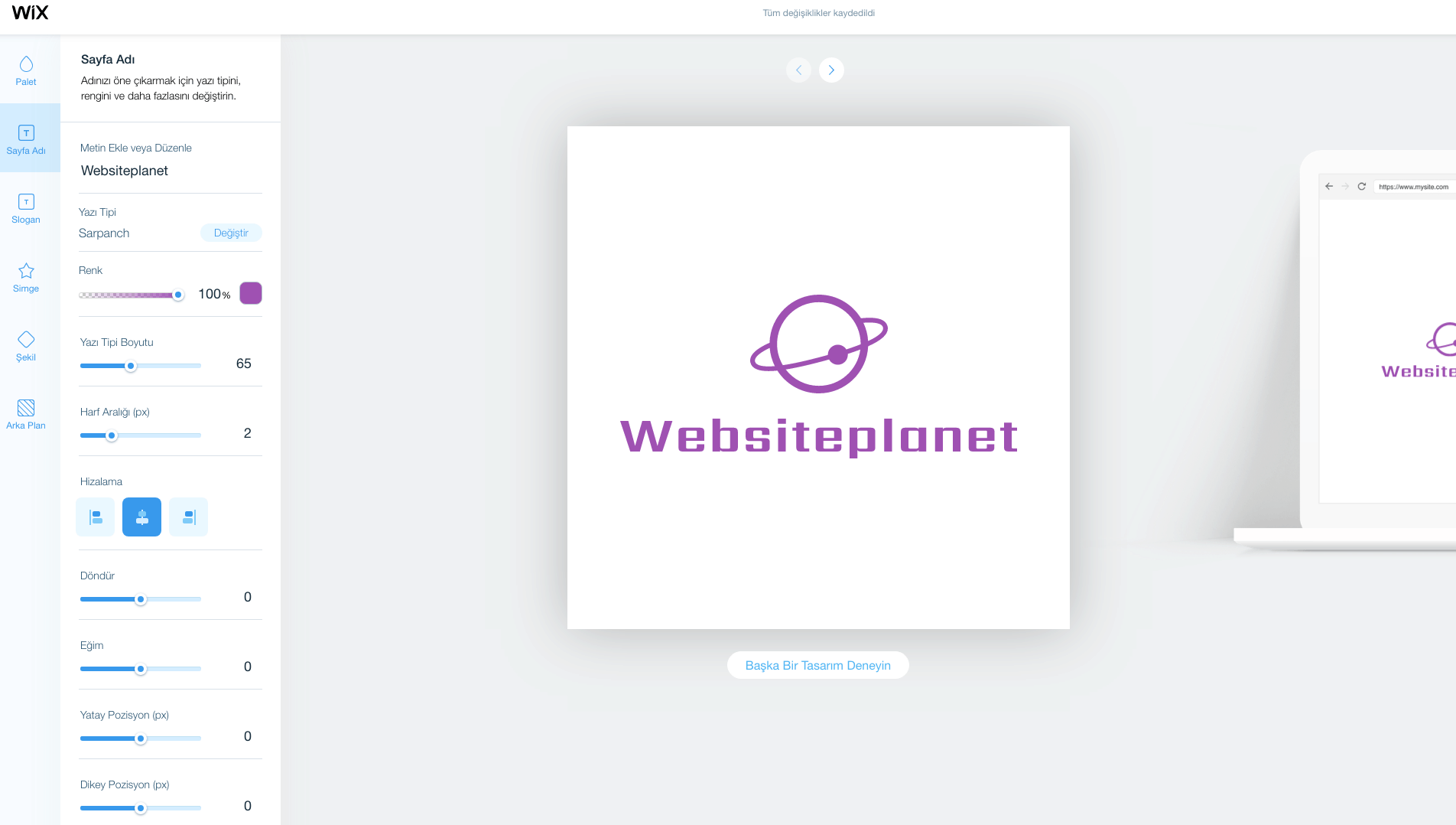wixlogo featuresedit TR