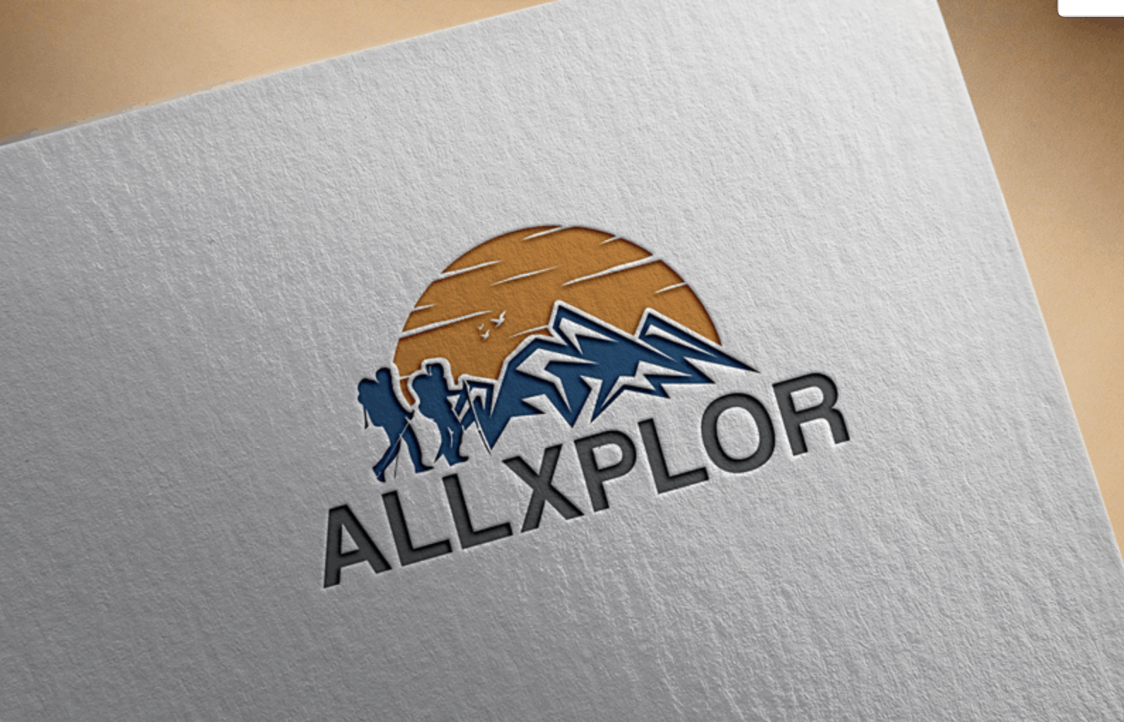 Renderforest alternatives - sample logo made by DesignCrowd designer - AllXPlor